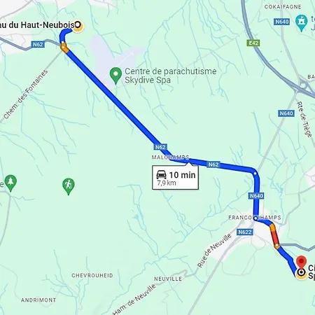 Chateau Du Haut-neubois - 7km From Gp Track Spa